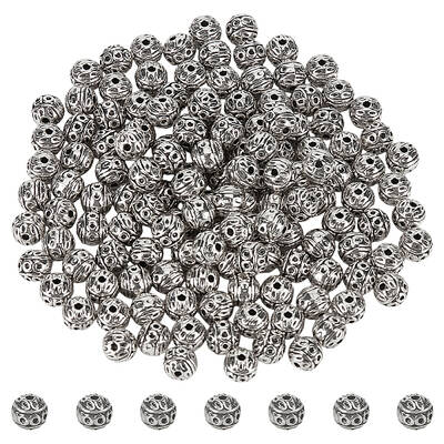 140Pcs Tibetan Style Alloy Beads