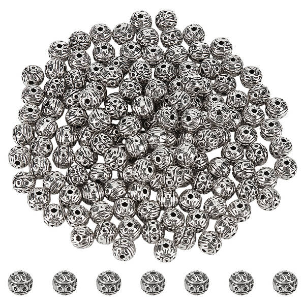 140Pcs Tibetan Style Alloy Beads