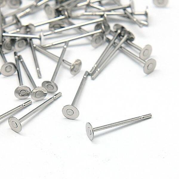 Non-Tarnish 304 Stainless Steel Stud Earring Findings
