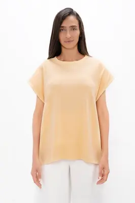 Muscat - Bold Shoulder Tee - Desert Mist | Size: L