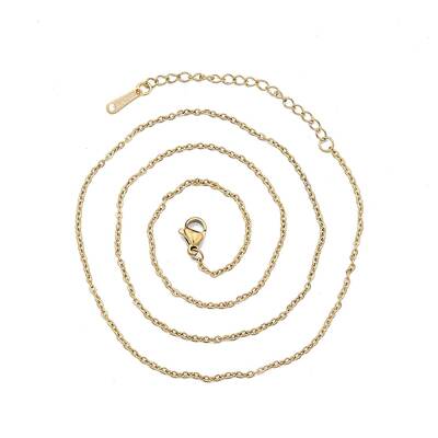 304 Stainless Steel Cable Chains Necklace for Men Women