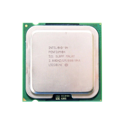 0UT710 Dell 2.80GHz 800MHz FSB 1MB L2 Cache Socket LGA775 Intel Pentium 4 521 Single-Core Processor