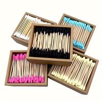Clean Swabs | Biodegradable + Organic Cotton & Bamboo | Makeup & Nail Polish Touch-ups | Chlorine-Free & Hypoallergenic (200 ...