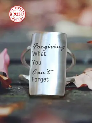 925 Sterling Silver Vintage Square Engraved Ring, Fashion Promise Ring for Women & Men, Trendy All-match & Exquisite Jewelry ...