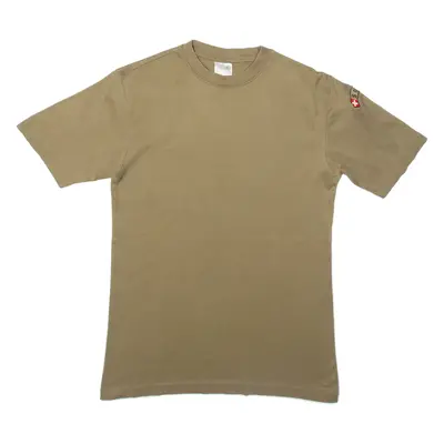 Suisse Military Mens T-Shirt Brown Crew Neck S