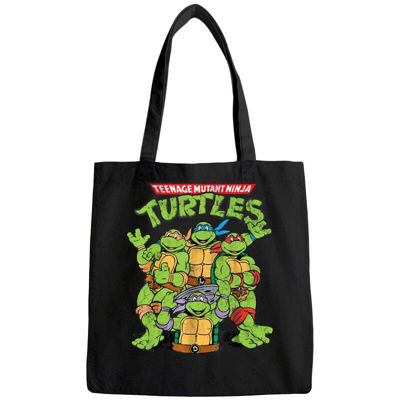 Teenage Mutant Ninja Turtles Classic Retro Logo Tote Bag