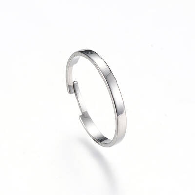 Tarnish Resistant Adjustable 304 Stainless Steel Finger Ring Settings