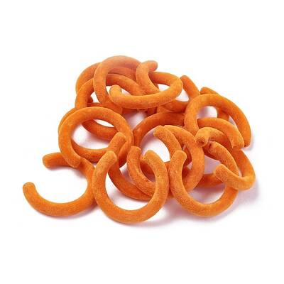 Flocky Acrylic Beads