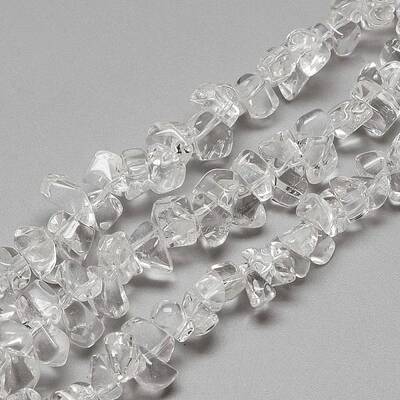Natural Quartz Crystal Beads Strands