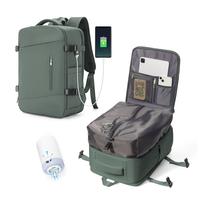 Vacuum Compression Backpack Carry On Travel Backpack for Women Men Airport Backpack Airplane Laptop Backpack Vacuum Travel Ba...