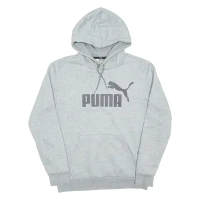 PUMA Mens Grey Hoodie Pullover S