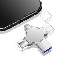 4 in 1 Multi-functional OTG Flash Drive, 1 Count High Speed USB 3.0 External Storage for iPad, Android Phones, PC and More ...