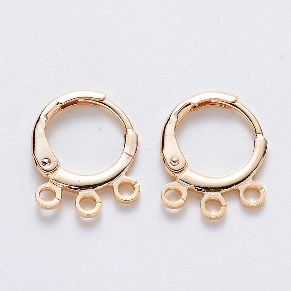 Brass Huggie Hoop Earring Findings