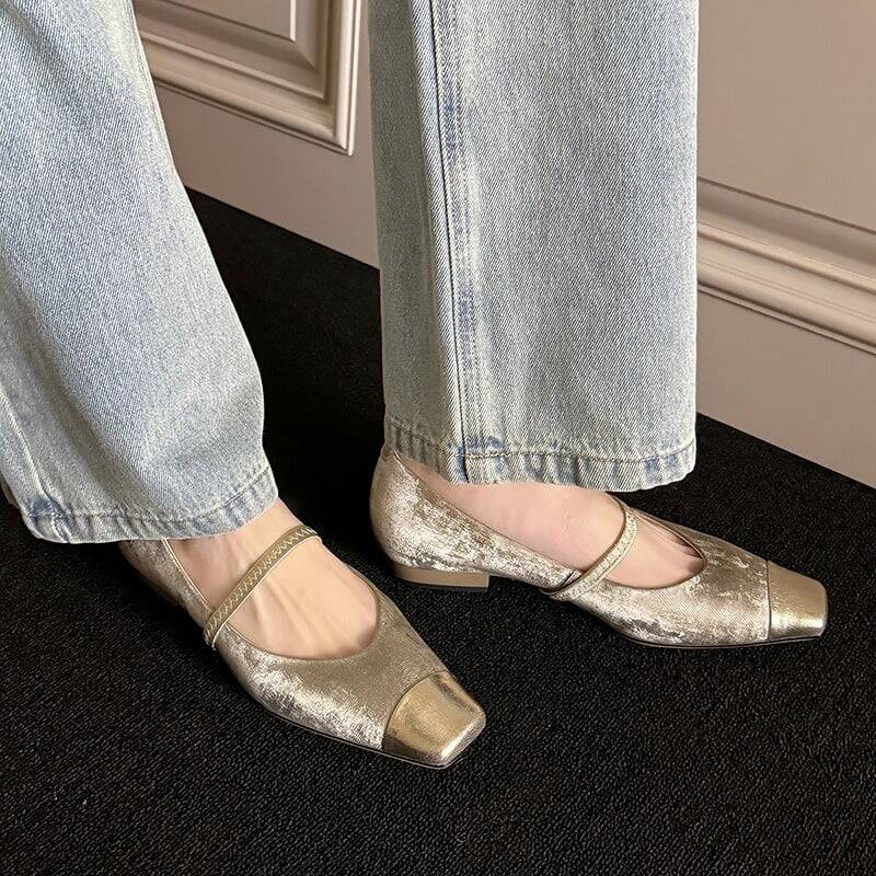 CHIKO Kayleigh Square Toe Block Heels Mary Jane Shoes