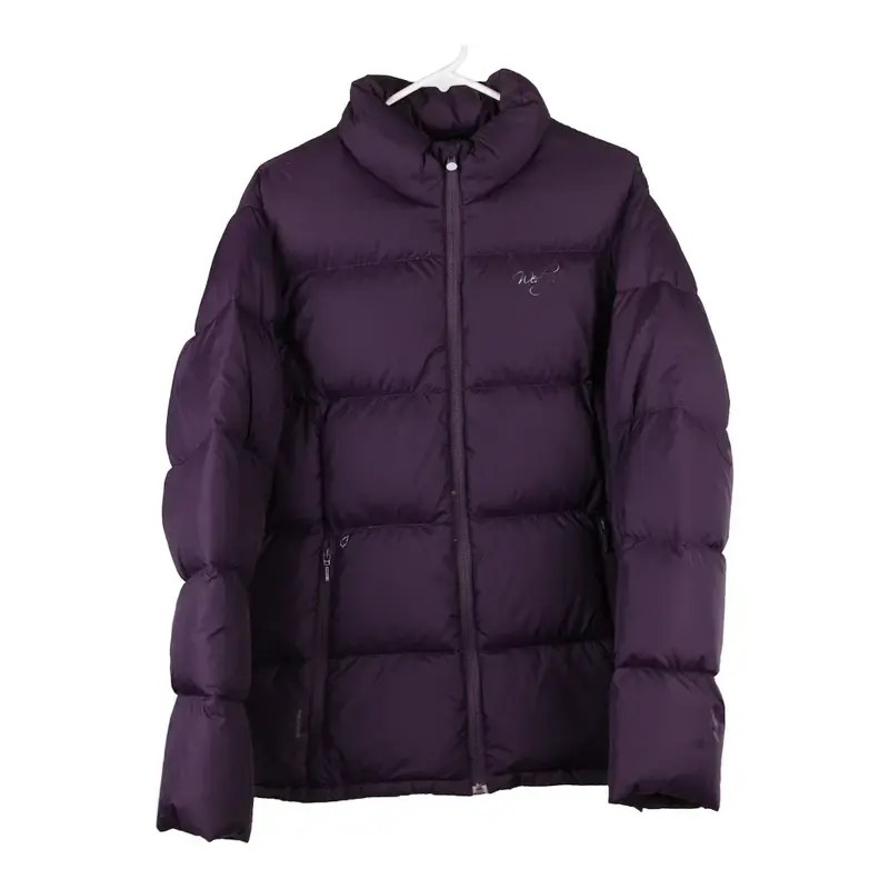 Decathlon Puffer - Large Purple Cotton Blend