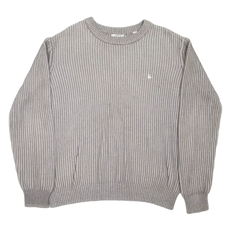 JACK WILLS Mens Jumper Grey Chunky Knit M