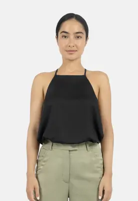 Vancouver Slip Top-BLACK | Size: L