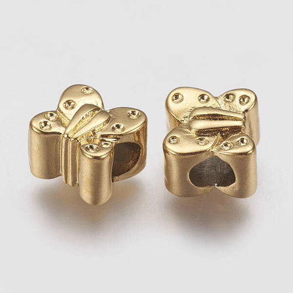 Ion Plating(IP) 304 Stainless Steel European Beads Rhinestone Settings
