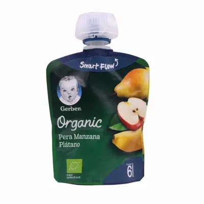 Gerber Pear Apple Banana Organic 4X