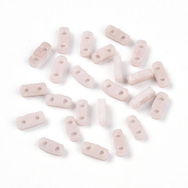 2-Hole Opaque Glass Seed Beads