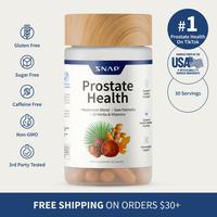 Snap Supplements - Natural Prostate Supplement for Men - Saw Palmetto Extract & Turmeric - Urinary Tract Health - 3rd party t...