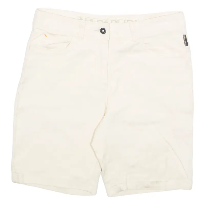 NAPAPIJRI Mens Denim Shorts Cream S W30