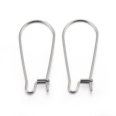 Non-Tarnish 304 Stainless Steel Hoop Earring Findings