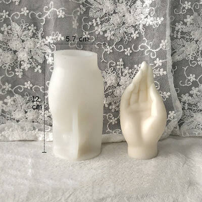 Gesture DIY Candle Food Grade Silicone Statue Molds