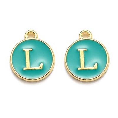 Golden Plated Alloy Enamel Charms