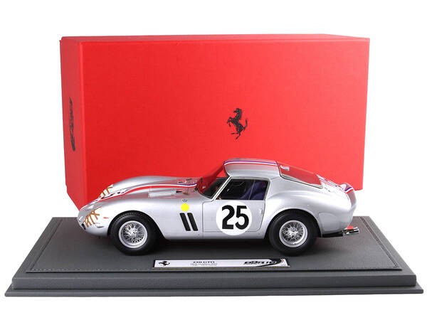Ferrari 250 GTO #25 Elde - Pierre Dumay 24 Hours of Le Mans (1963) with DISPLAY CASE Limited Edition to 90 pieces Worldwide 1...