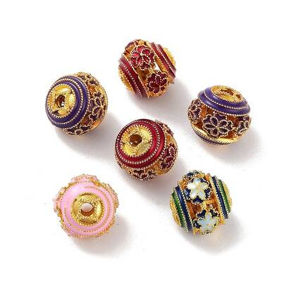 Alloy Enamel Beads