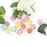 【B125】uv colorful transparent love five-pointed star lantern straight hole beaded jewelry accessories
