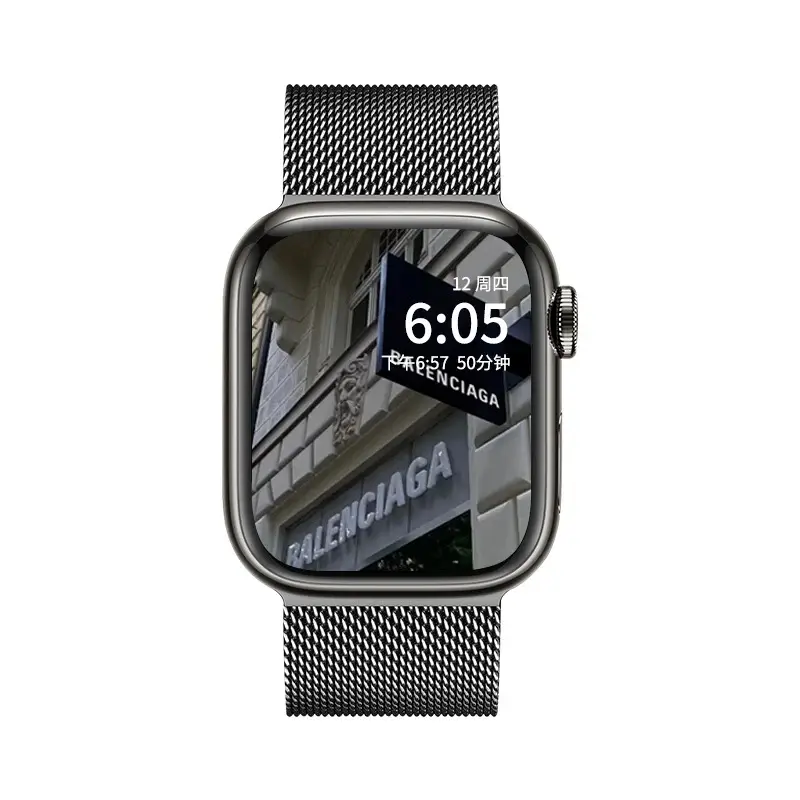 Creative Metal Magnetic Watch Strap | Color: Black | Size: 41mm