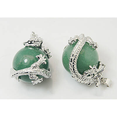 Natural Green Aventurine Pendants
