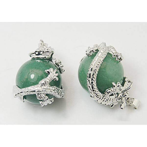 Natural Green Aventurine Pendants