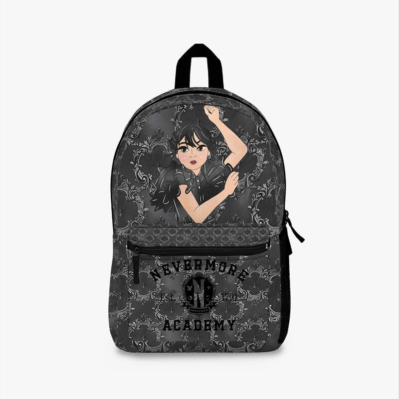 Copy Of Wednesday Addams Nevermore Academy Jenna Ortega Backpack