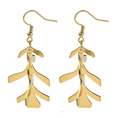 Ion Plating(IP) 304 Stainless Steel Earrings for Women