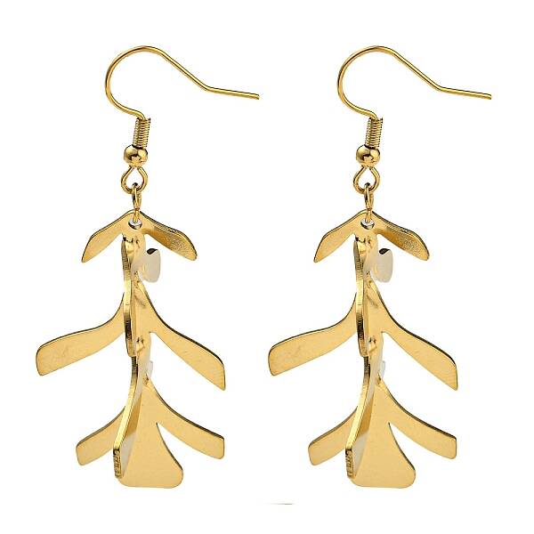 Ion Plating(IP) 304 Stainless Steel Earrings for Women