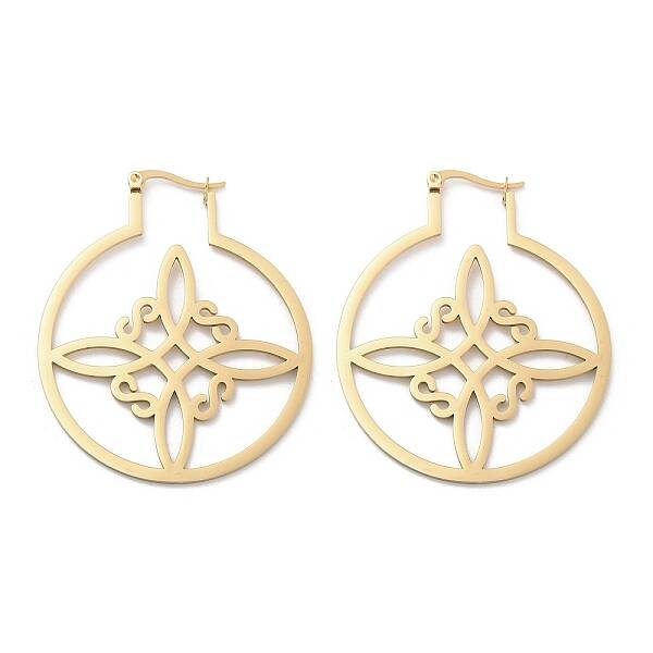 304 Stainless Steel Hoop Earrings