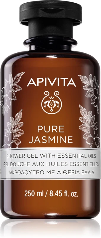 Bath gel with pure jasmine essential oils Apivita 250ml