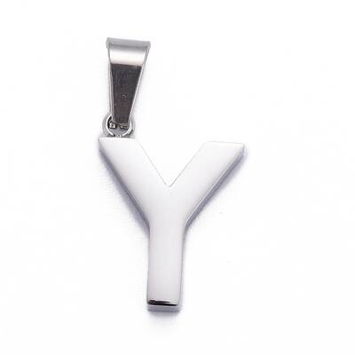 Non-Tarnish 304 Stainless Steel Letter Pendants