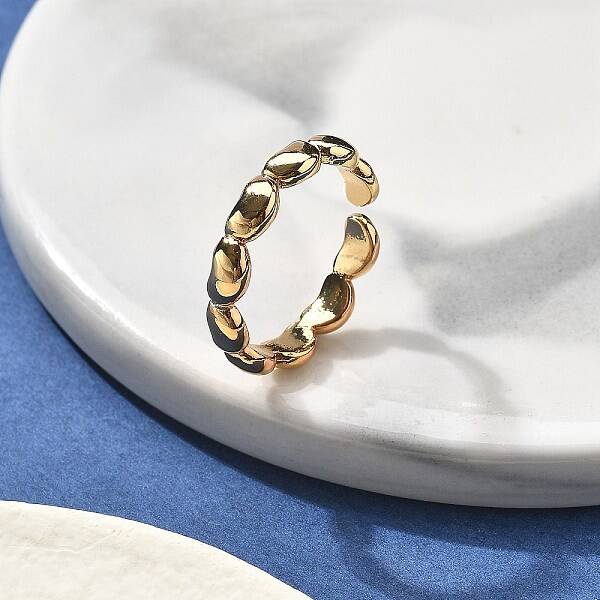 Brass Open Cuff Rings for Women
