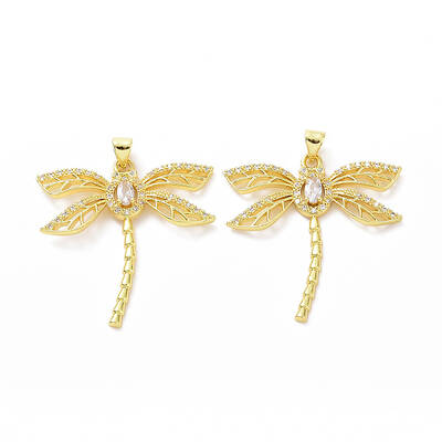 Brass Cubic Zirconia Pendants
