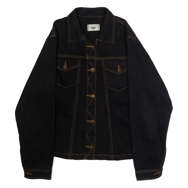 ROCKY Girls Denim Jacket Blue 90s L
