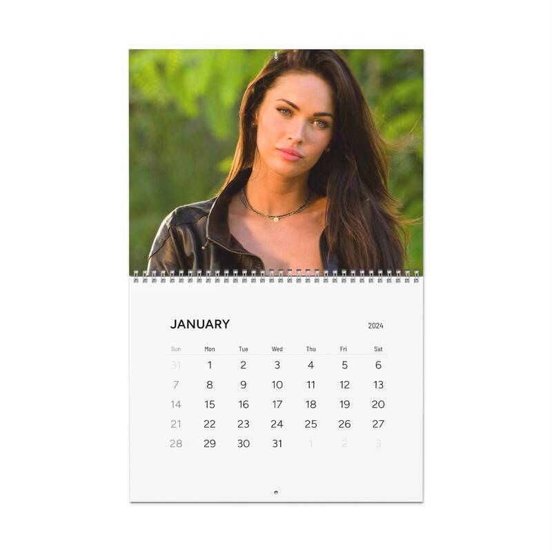 Megan Fox 2024 Wall Calendars, Aesthetic Calendar