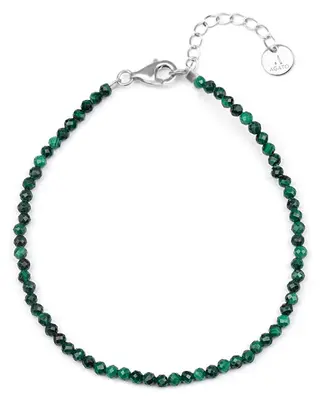 Agato Women's Mineral Bracelet with POL-B07/21L Malachite