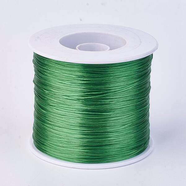 Flat Elastic Crystal String