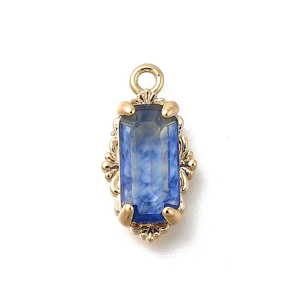 Brass Glass Charms