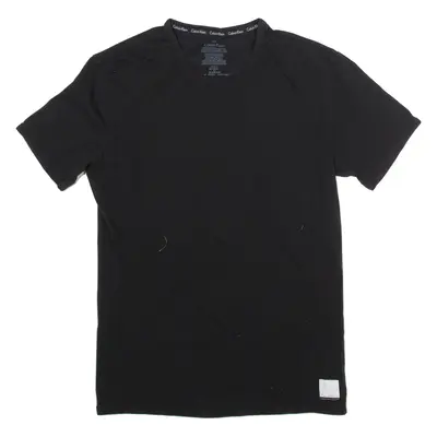 CALVIN KLEIN Mens T-Shirt Black S