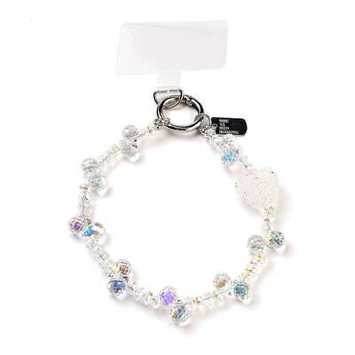 Glass & Iron Beads Mobile Straps